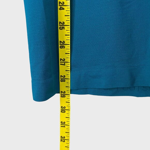 Lululemon Metal Vent Tech Polo Shirt Teal Men's Medium San Jose Sharks Logo - Picture 12 of 12